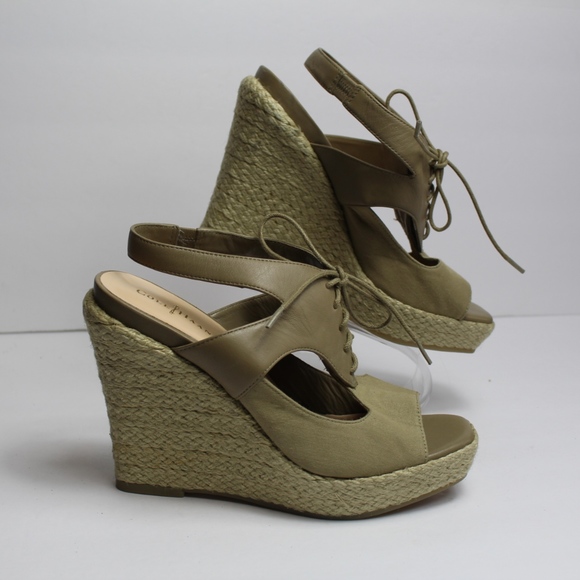 Cole Haan Nike Air Heath Wedge Sandal Espadrille - Picture 7 of 8